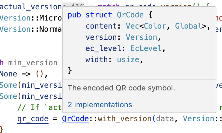 VSCode のスクリーンショット例